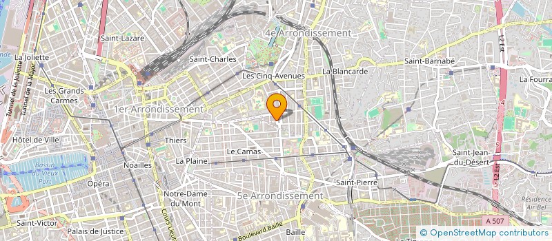 localisation de l'entreprise TSL à MARSEILLE