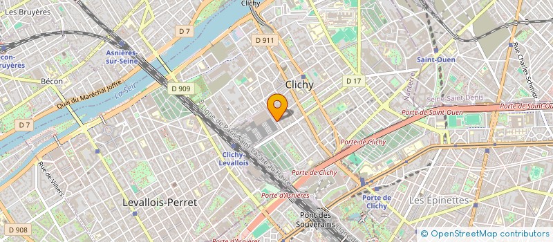 localisation de l'entreprise TSL ASSISTANCE à CLICHY