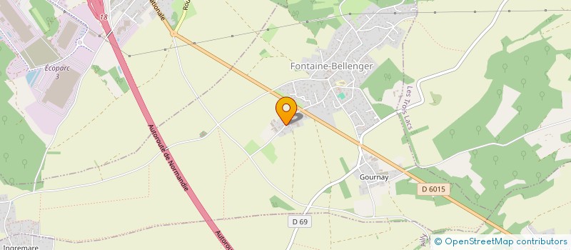 localisation de l'entreprise TSL FERMETURES  FONTAINE-BELLENGER