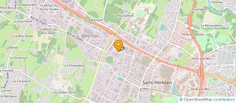 localisation de l'entreprise TSL ST HERBLAIN  SAINT-HERBLAIN