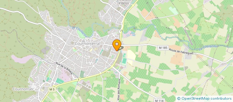 localisation de l'entreprise TSLR à COURNONTERRAL