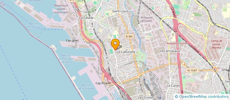 localisation de l'entreprise TSM à MARSEILLE