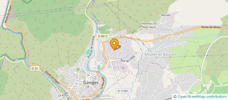 localisation de l'entreprise TSM à GANGES