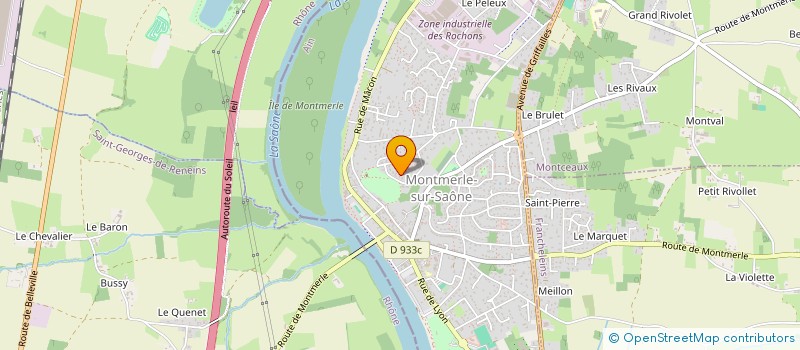 localisation de l'entreprise TSM à GUEREINS