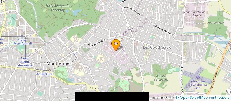 localisation de l'entreprise TSM à MONTFERMEIL