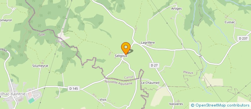 localisation de l'entreprise TSM ENERGIE à PLEAUX