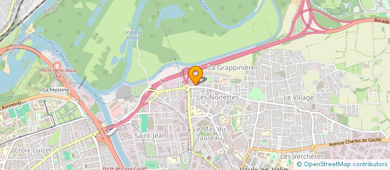 localisation de l'entreprise TSM EST  VAULX EN VELIN