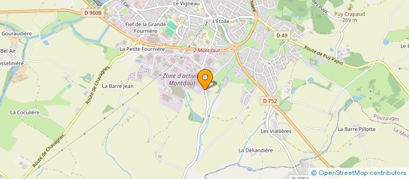 localisation de l'entreprise TSM GARAGE  POUZAUGES