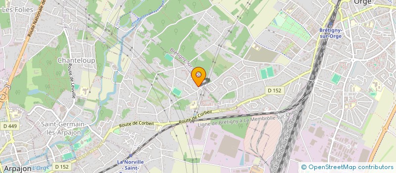 localisation de l'entreprise TSM HABITAT à SAINT-GERMAIN-LES-ARPAJON