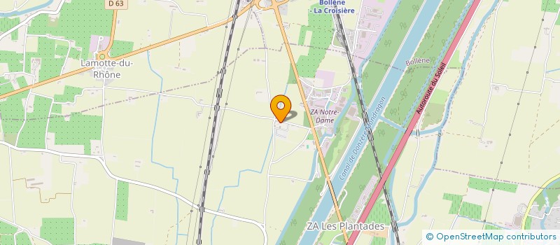 localisation de l'entreprise TSM LOGISTIQUE à PIERRELATTE