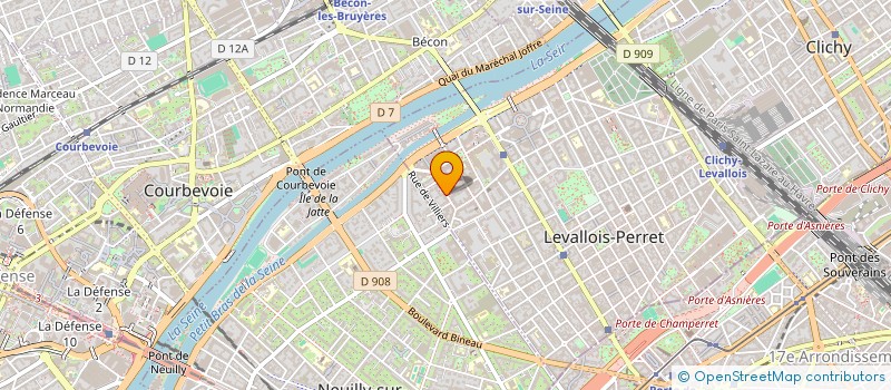 localisation de l'entreprise TSM RENOVATION à LEVALLOIS-PERRET