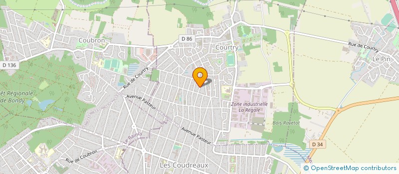 localisation de l'entreprise TSM TERRASSEMENT à COURTRY