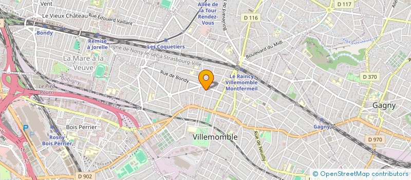 localisation de l'entreprise TSMA à VILLEMOMBLE