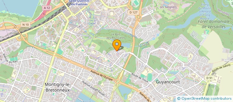 localisation de l'entreprise TSN HOLDING  GUYANCOURT