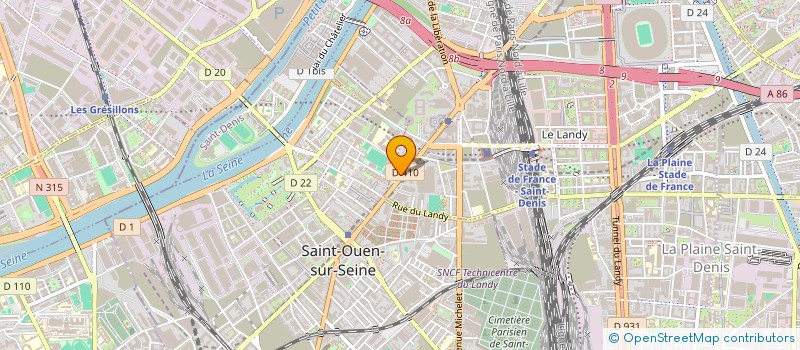 localisation de l'entreprise TSN TRANSPORT à SAINT-DENIS