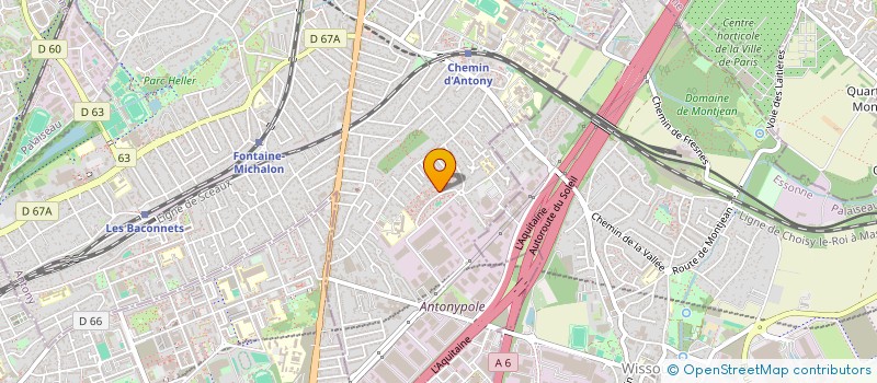 localisation de l'entreprise TSO à ANTONY