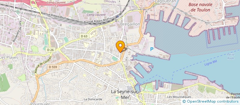 localisation de l'entreprise TSO HABITAT SARL à LA SEYNE-SUR-MER