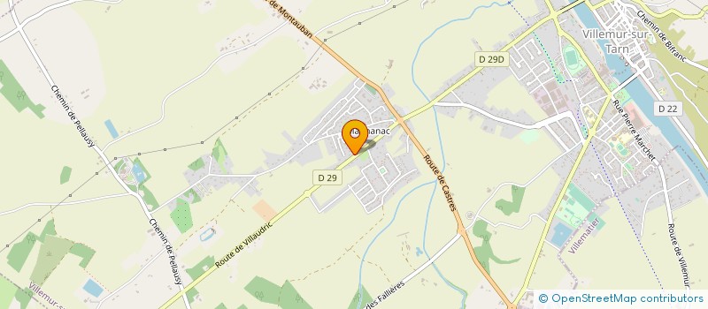 localisation de l'entreprise TSOA-TRANSPORT-EXPRESS  VILLEMUR-SUR-TARN