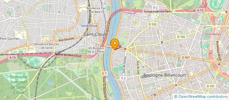 localisation de l'entreprise TSOUMA à BOULOGNE-BILLANCOURT