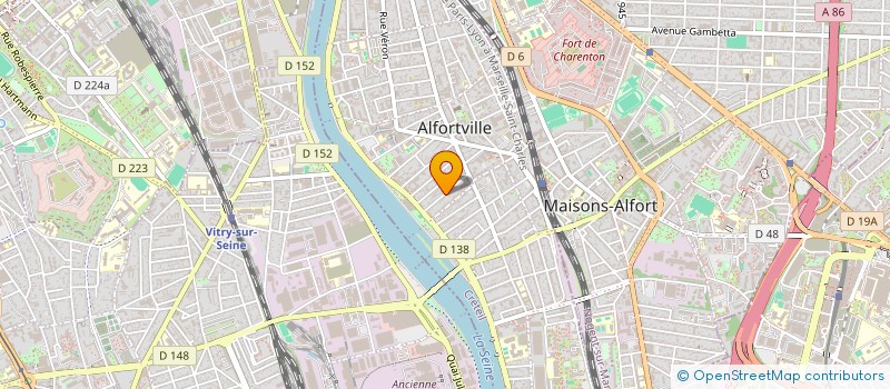localisation de l'entreprise TSP à ALFORTVILLE