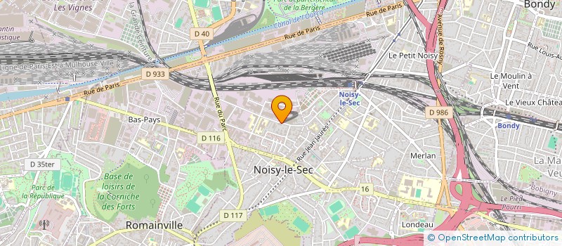 localisation de l'entreprise TSP-IT SCHOOL à NOISY-LE-SEC