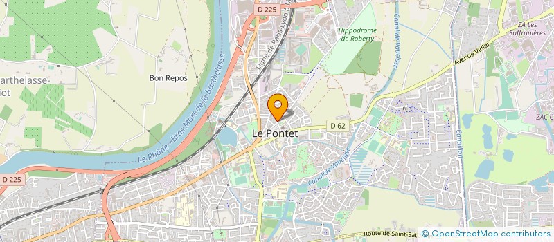 localisation de l'entreprise TSP SNC  LE PONTET