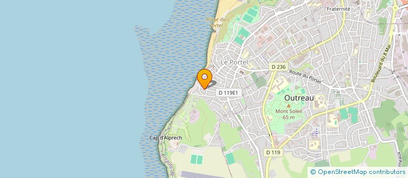 localisation de l'entreprise TSP SUPERMARCHE  LE PORTEL