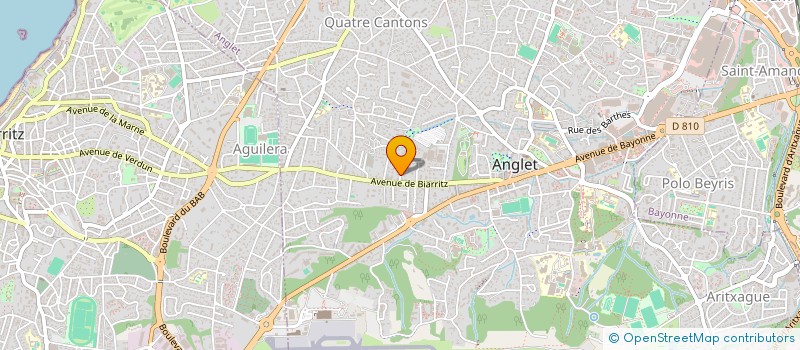 localisation de l'entreprise TSP VINS à ANGLET