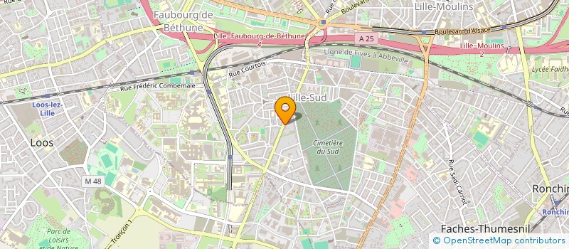 localisation de l'entreprise TSR à LILLE