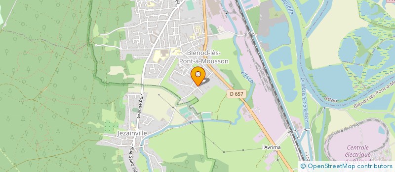 localisation de l'entreprise TSR LOISIRS  BLENOD-LES-PONT-A-MOUSSON