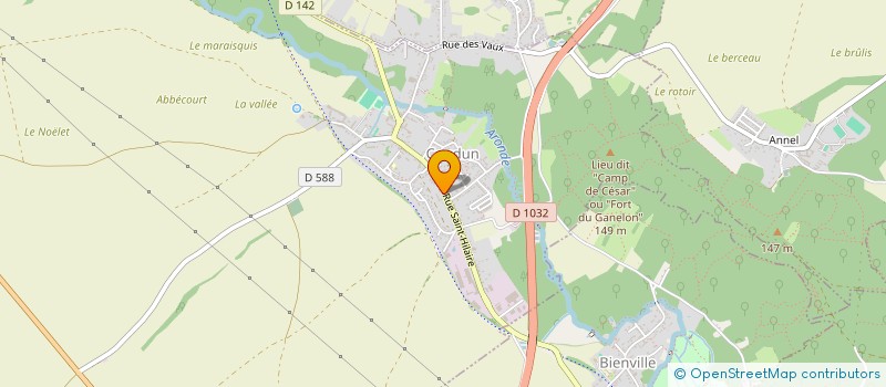 localisation de l'entreprise TSR2J IMMO  COUDUN