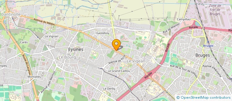 localisation de l'entreprise TSRT GESTION  EYSINES