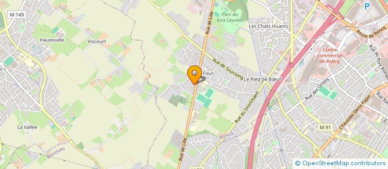 localisation de l'entreprise TST GROUPE  RONCQ