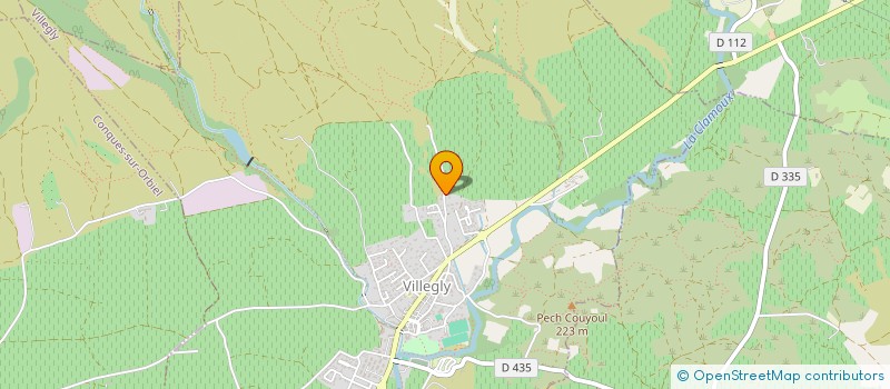 localisation de l'entreprise TST OCCITANIE  VILLEGLY