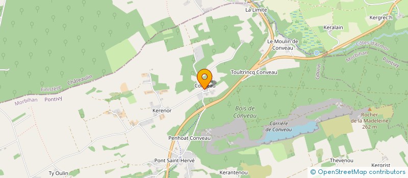 localisation de l'entreprise TSTP CARRIERES  GOURIN