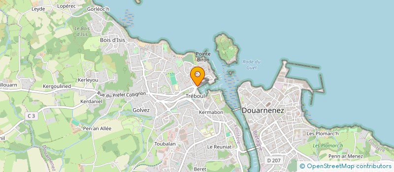 localisation de l'entreprise TSUDA DZ  DOUARNENEZ