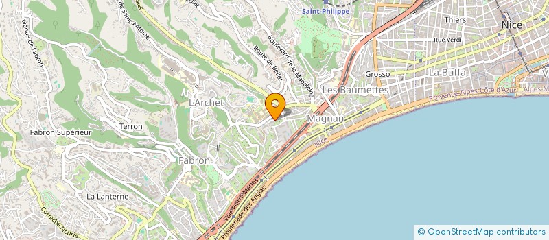 localisation de l'entreprise TSUM BAT AZUR à NICE