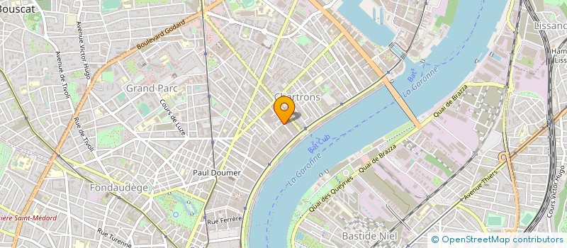 localisation de l'entreprise TSUNAMI à BORDEAUX
