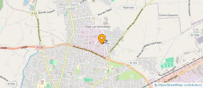 localisation de l'entreprise TSUNAMI  MOURS-SAINT-EUSEBE