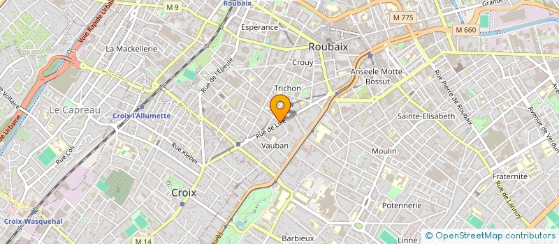 localisation de l'entreprise TSUZAMEN EN CIE  ROUBAIX