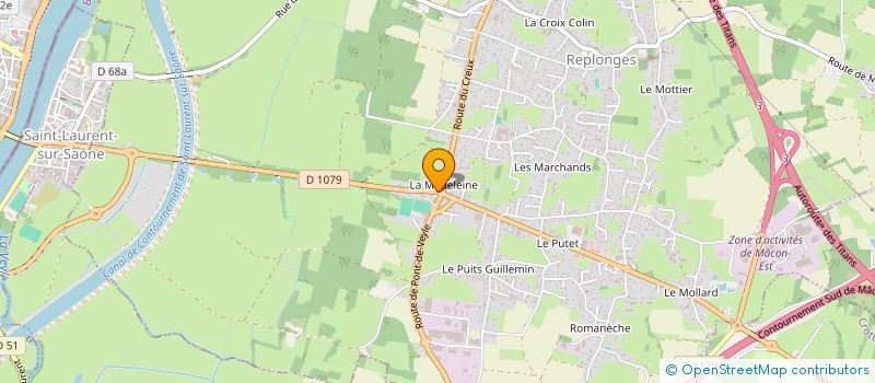 localisation de l'entreprise TSV HABITAT à REPLONGES