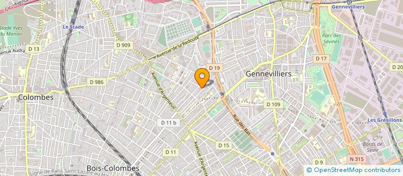 localisation de l'entreprise TSW FRANCE à ASNIERES-SUR-SEINE