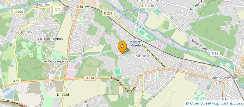 localisation de l'entreprise TSX SCI  MONTRY