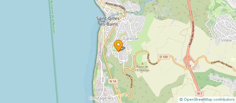 localisation de l'entreprise TSY ILAOZANA  SAINT-PAUL