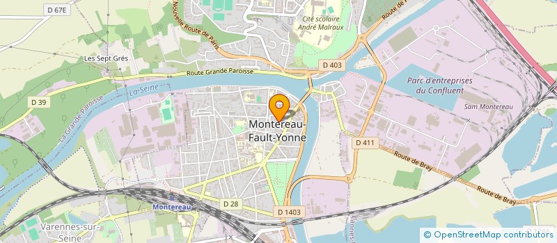 localisation de l'entreprise TT DISTRIBUTION  MONTEREAU-FAULT-YONNE