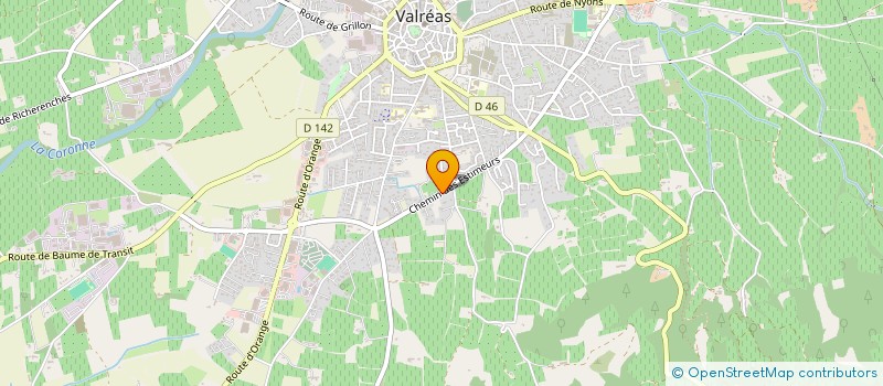 localisation de l'entreprise TT EXPRESS à VALREAS