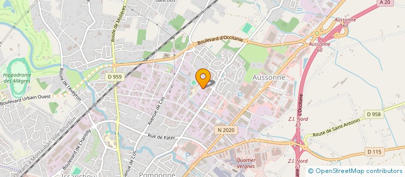 localisation de l'entreprise TT FOOTSALLE 82  MONTAUBAN