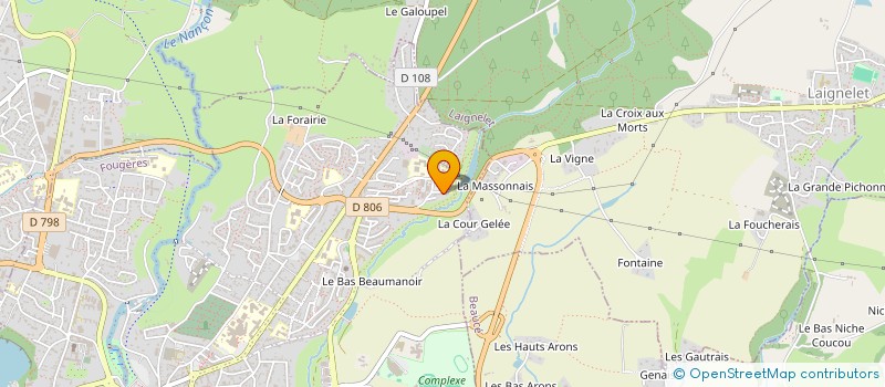 localisation de l'entreprise TT FOUGERES-JAVENE-LECOUSSE  FOUGERES
