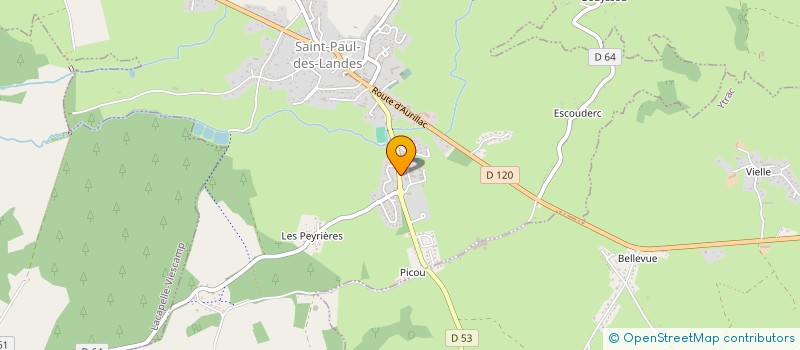 localisation de l'entreprise TT FRENCH à SAINT-PAUL-DES-LANDES