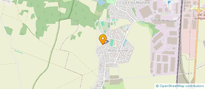 localisation de l'entreprise TT HOLDING à MARLY-LA-VILLE